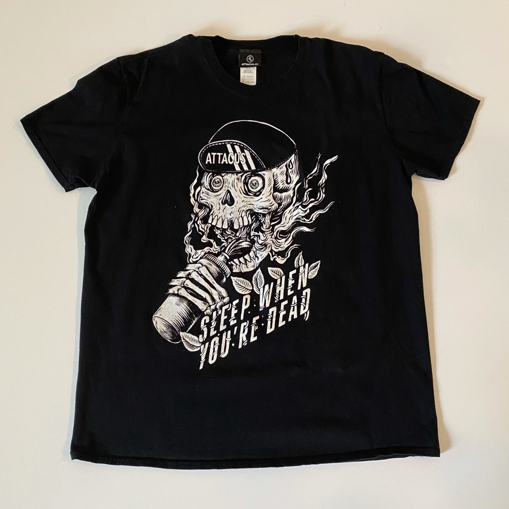 Attacus X SWYD Sam Dunn Graphic Tee Black Mens XL